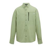 Regatta Mens Checked Insect Repellent Travel Shirt (Light Sage) - Sage Green - Size X-Large