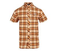 (L, Persimmon) Regatta Mens Checked Packaway Travel Shirt