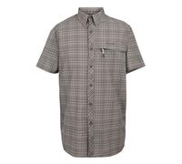 Regatta Mens Checked Packaway Travel Shirt - Treetop - S - Treetop