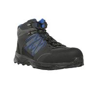 Regatta Mens Claystone S3 Safety Boots - Briar Grey/Oxford Blue - 9 UK - Briar Grey/Oxford Blue - 53% Polyurethane/47% Polyester