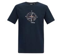 Regatta Mens Cline Graphic IX T-Shirt Navy Compass