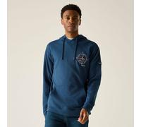 Regatta Men's Cline Graphic Over the Head Hoody in Dark Blue | Size: Small Regatta Dark Blue S