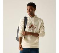 Regatta Men's Cline Graphic Over the Head Hoody in Light Stone | Size: Large Regatta Light Stone L