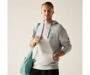 Regatta Men's Cline Graphic Over the Head Hoody in Pale Grey | Size: XL Regatta Pale Grey XL
