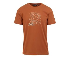 Regatta Mens Cline VIII River T-Shirt - Baked Clay - 3XL - Baked Clay
