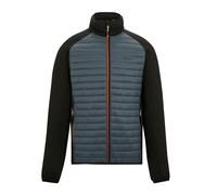 Regatta Mens Clumber Hybrid Jacket - Storm Grey/Black - XXL - Storm Grey/Black - 100% Mixed