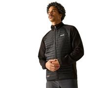 Regatta Men's Clumber Hybrid Insulated Baffled Jacket in Jet Black | Size: Small Regatta Jet Black S