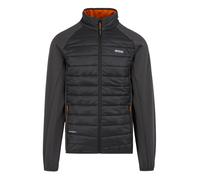 Regatta Men's Clumber IV Full Zip Hybrid Jacket - Ash/Fox - S - Ash/Fox - 90% Polyester/10% Elastane