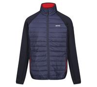 Regatta Mens Clumber IV Hybrid Jacket (Navy/Danger Red) - Size Small