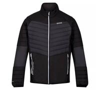 Regatta Mens Colour Block Halton VI Soft Shell Jacket - Dark Grey and Black, Size: 2XL Polyamide - Size 2XL