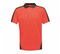 Regatta Mens Contrast Coolweave Polo Shirt (Classic Red/Black) - Size Large