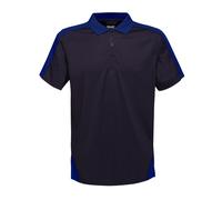 Regatta Mens Contrast Coolweave Polo Shirt (Navy/New Royal) - Size X-Large