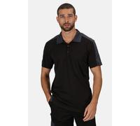 Regatta Men's Contrast Wicking Polo Shirt in Jet Black | Size: Large Regatta Jet Black L
