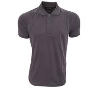 Regatta Hardwear Mens Coolweave Moisture Wicking Polo Grey TRS147