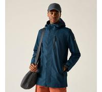 Regatta Men's Daledon Longline Hooded Waterproof Jacket in Blue | Size: Medium Regatta Blue M