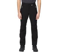 Regatta Mens Dayhike Waterproof Trousers with Stretch Lining, Breathable & Windproof - Perfect for Outdoors, Walking, Hiking & Trekking Black
