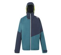 Regatta Mens Deserto II Colour Block Waterproof Jacket - Moroccan Blue/Navy - Moroccan Blue/Navy - S - 100% Polyester