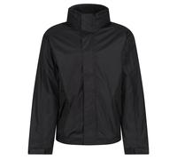 Regatta Mens Dover Waterproof Jacket (Black/Ash)-2XL