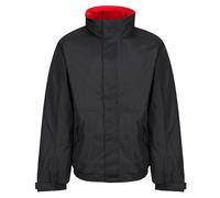 (XS, Black/Red) Regatta Mens Dover Waterproof Insulated Jacket