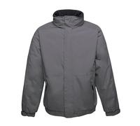 (2XL, Seal Grey/Black) Regatta Mens Dover Waterproof Windproof Jacket