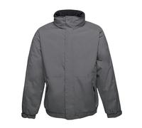 (3XL, Seal Grey/Black) Regatta Mens Dover Waterproof Windproof Jacket