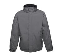 Regatta Mens Dover Waterproof Windproof Jacket - Seal Grey/Black - XS - Seal Grey/Black