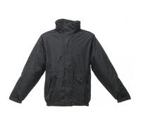Regatta Mens Dover Waterproof Windproof Jacket (Thermo-Guard Insulation) (Black/Ash) - Size Large