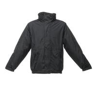 Regatta Mens Dover Waterproof Windproof Jacket (XL) (Black/Ash)