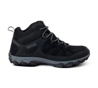 Regatta Men's Edgepoint Breathable Waterproof Mid Walking Boots in Jet Black | Size: 10 Regatta Jet Black 10