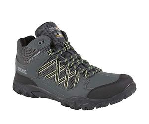 Regatta Mens Edgepoint Hydropel Mid Height Walking Boots, Waterproof & Breathable with Hardwearing Threads & TECFOAM Insock - Perfect for Outdoors, Walking, Hiking & Climbing