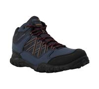 Regatta Men's Edgepoint Mid Waterproof Hiking Shoes - Navy/Rio Red - 11 UK - Navy/Rio Red