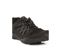 Regatta Mens Edgepoint III Outdoor Walking Trainers, Waterproof & Breathable with Hardwearing Threads & Foam Insock - Perfect for Hiking & Mountaineering Black