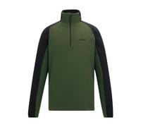 Regatta Mens Elson II Lightweight Fleece - Dark Khaki/Black - S - Dark Khaki/Black - 100% Recycled Polyester