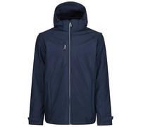 Regatta Mens Erasmus 4 In 1 Soft Shell Jacket - Navy - XL - Navy - 100% Polyester
