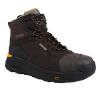 Regatta Mens Exofort Waterproof Safety Hiker UK 8 Chestnut Black