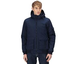 Regatta Mens Faizan Hooded Waterproof Jacket (3XL) (Navy)