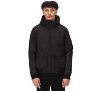 Regatta Mens Faizan Waterproof and Breathable Jacket - Coat with thermoguard insulation, hood and multipocket, Black, XXL (RMP332)