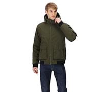 Regatta Mens Faizan Waterproof and Breathable Jacket - Coat with thermoguard insulation, hood and multipocket, L (RMP332), Dark Khaki