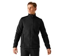 Regatta Faversham Black Men's Warm-backed Heavyweight Full-zip Fleece #TRF666