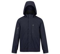 Regatta Mens Feelding Linear Waterproof Bomber Jacket (Navy) - Size Large