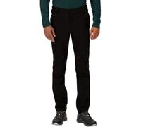 Regatta Mens Fenton Softshell Outdoor Walking Trousers Bottom Pants - Black