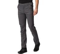Regatta Men's Fenton Waterproof and Wind Resistant Long Leg Trousers Gray