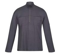 Regatta Mens Ferdo Fleece Top (XXL) (Dark Grey)