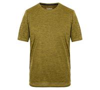 Regatta Mens Fingal Edition Marl T-Shirt Base Layer Quick Dry Sports Top Green