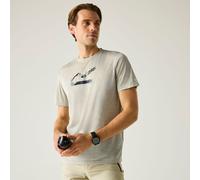 Regatta Men's Fingal Graphic T-Shirt Beige, Size: 5XL