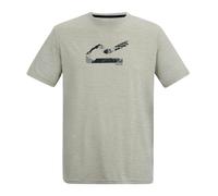 Regatta Mens Fingal Landscape Marl T-Shirt - Abbeystone Marl - L - Abbeystone Marl - 100% Polyester