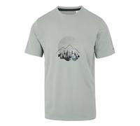 Regatta Mens Fingal Scenery Stretch T-Shirt (Glacier) - Green - Size Small