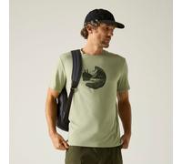 Regatta Men's Fingal Stretch Graphic T-Shirt Green, Size: XL