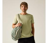 Regatta Men's Finlo Short Sleeved Logo T-Shirt in Light Stone | Size: Small Regatta Light Stone S