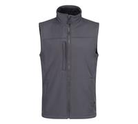 Regatta Mens Flux Softshell Body Warmer - Seal Grey/Seal Grey - L - Seal Grey/Seal Grey - 96% Polyester/4% Elastane